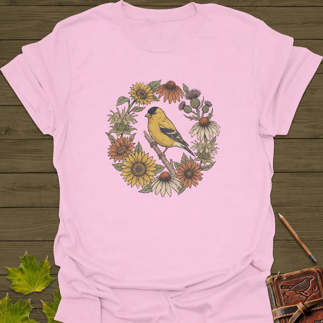 Golden Perch T-Shirt Light Pink