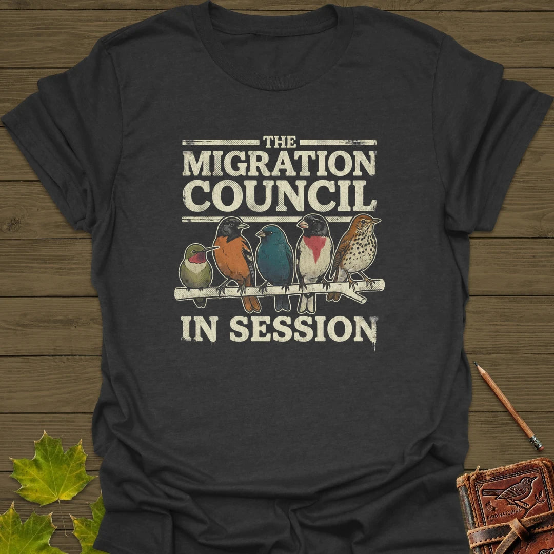 Council Meeting T-Shirt Dark Heather