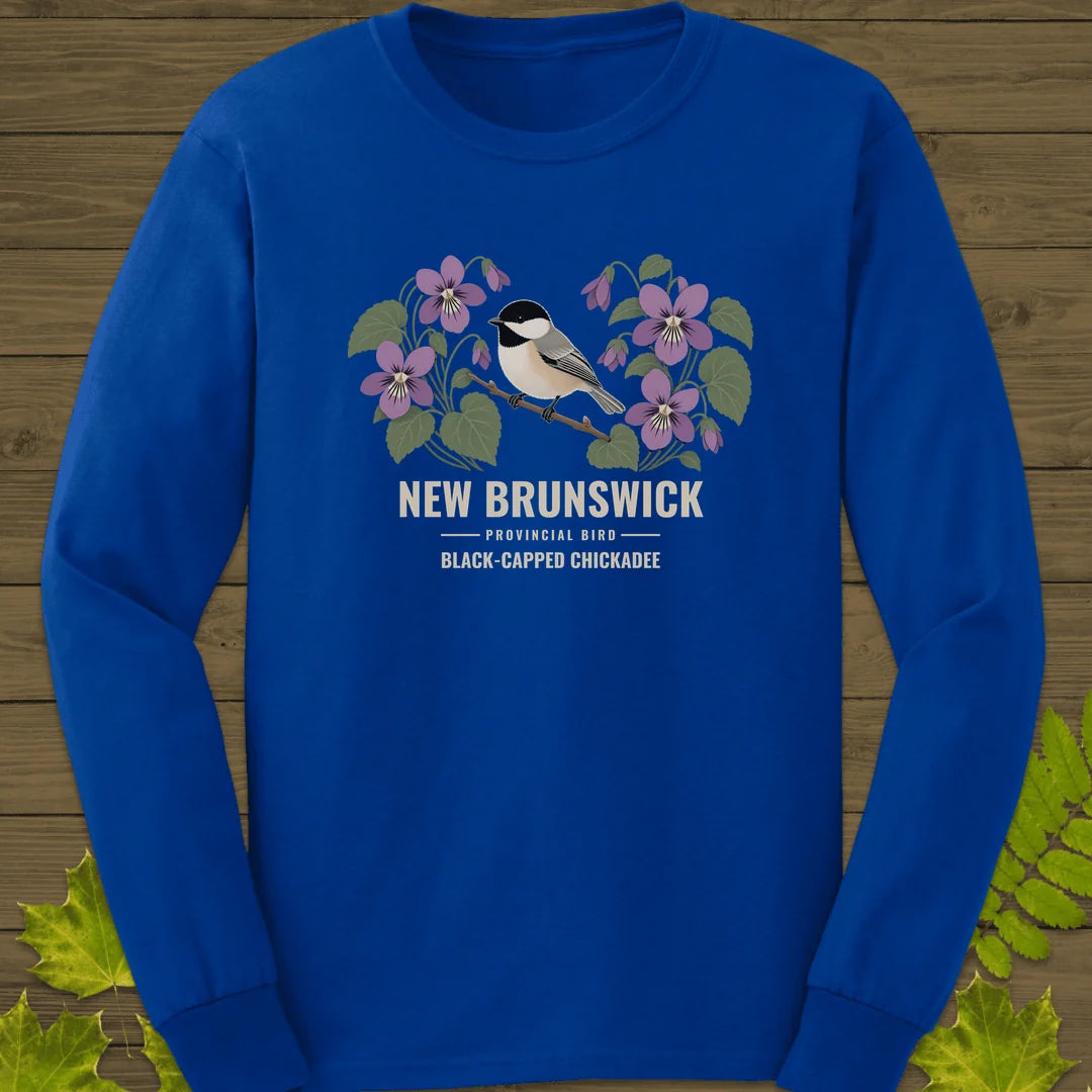 New Brunswick Provincial Bird Long Sleeve in Royal