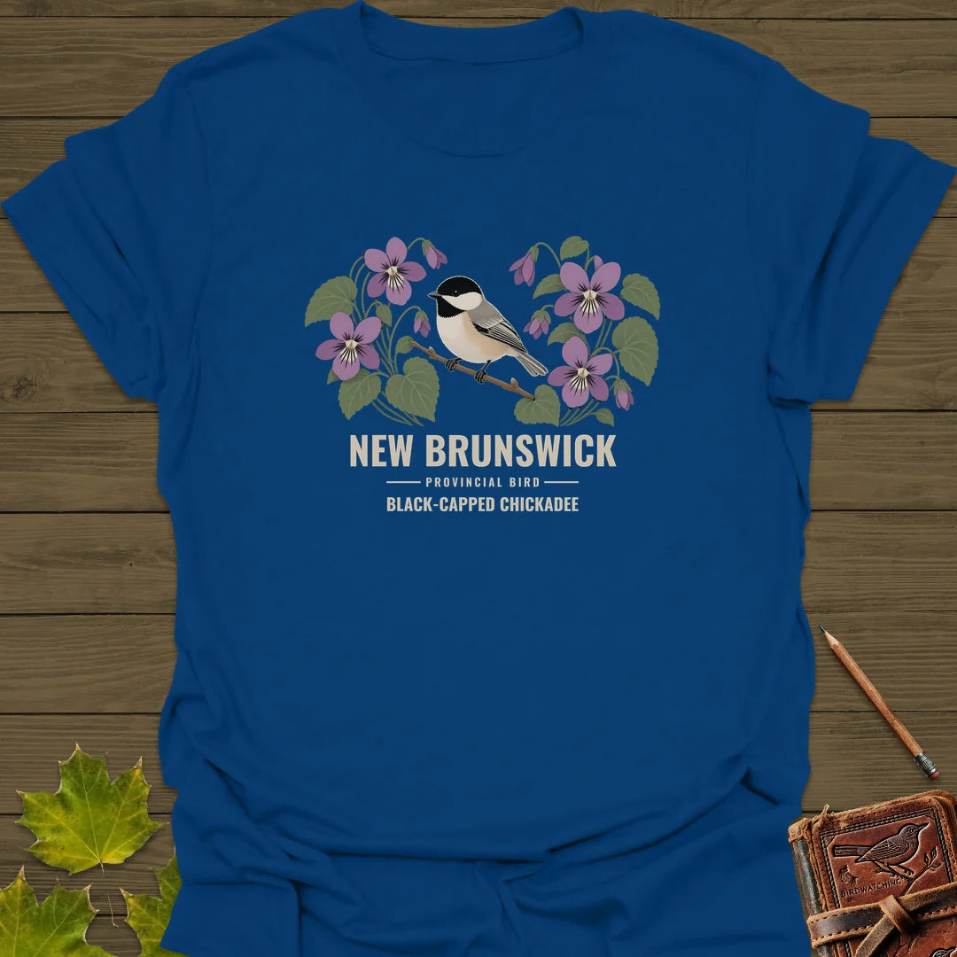 New Brunswick Provincial Bird T-Shirt in Royal
