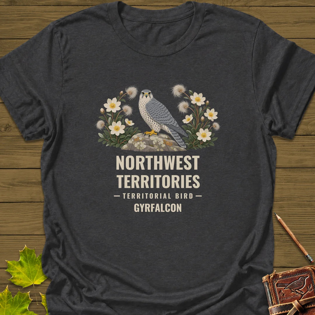 Northwest Territories Bird T-Shirt in Dark Heather