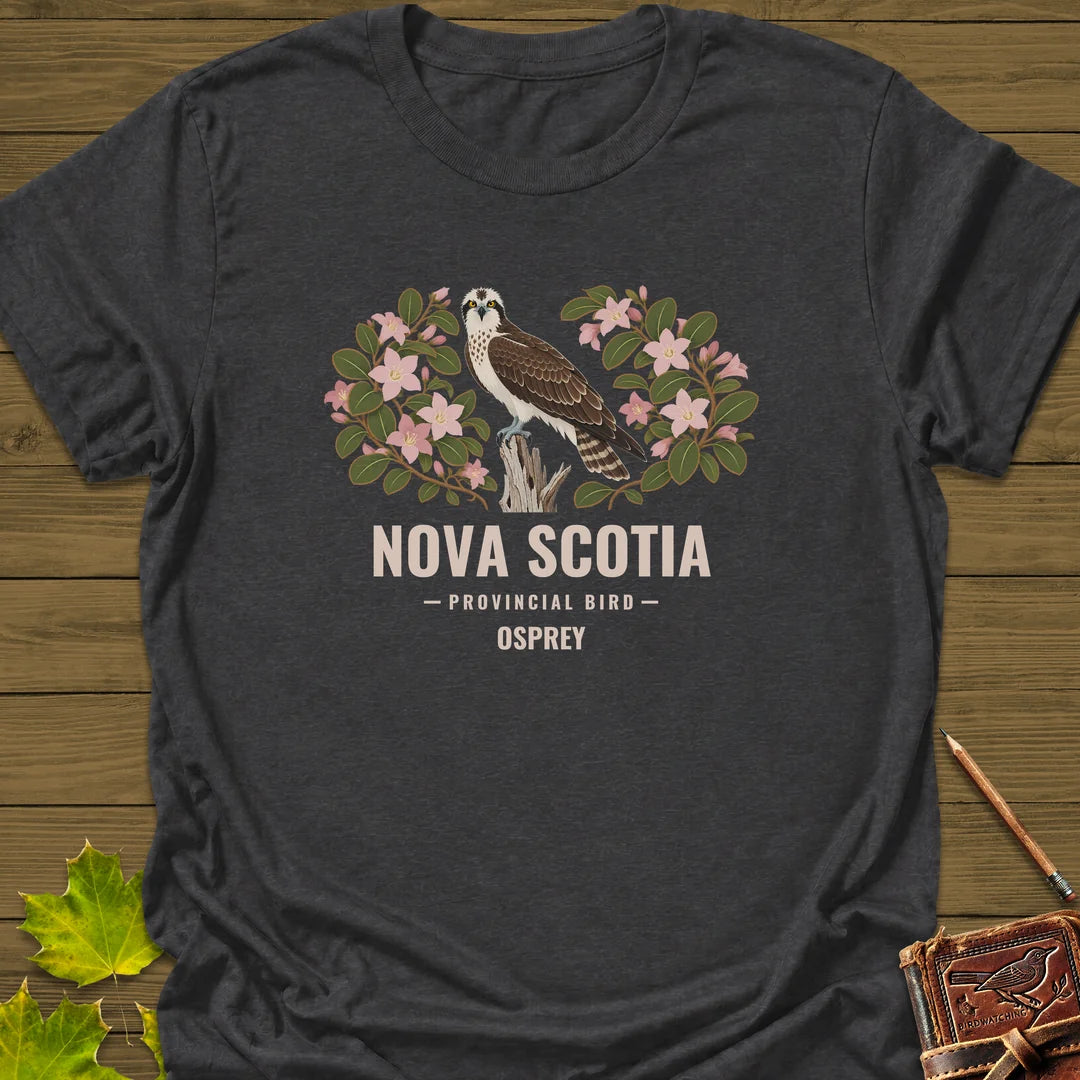 Nova Scotia Provincial Bird T-Shirt in Dark Heather