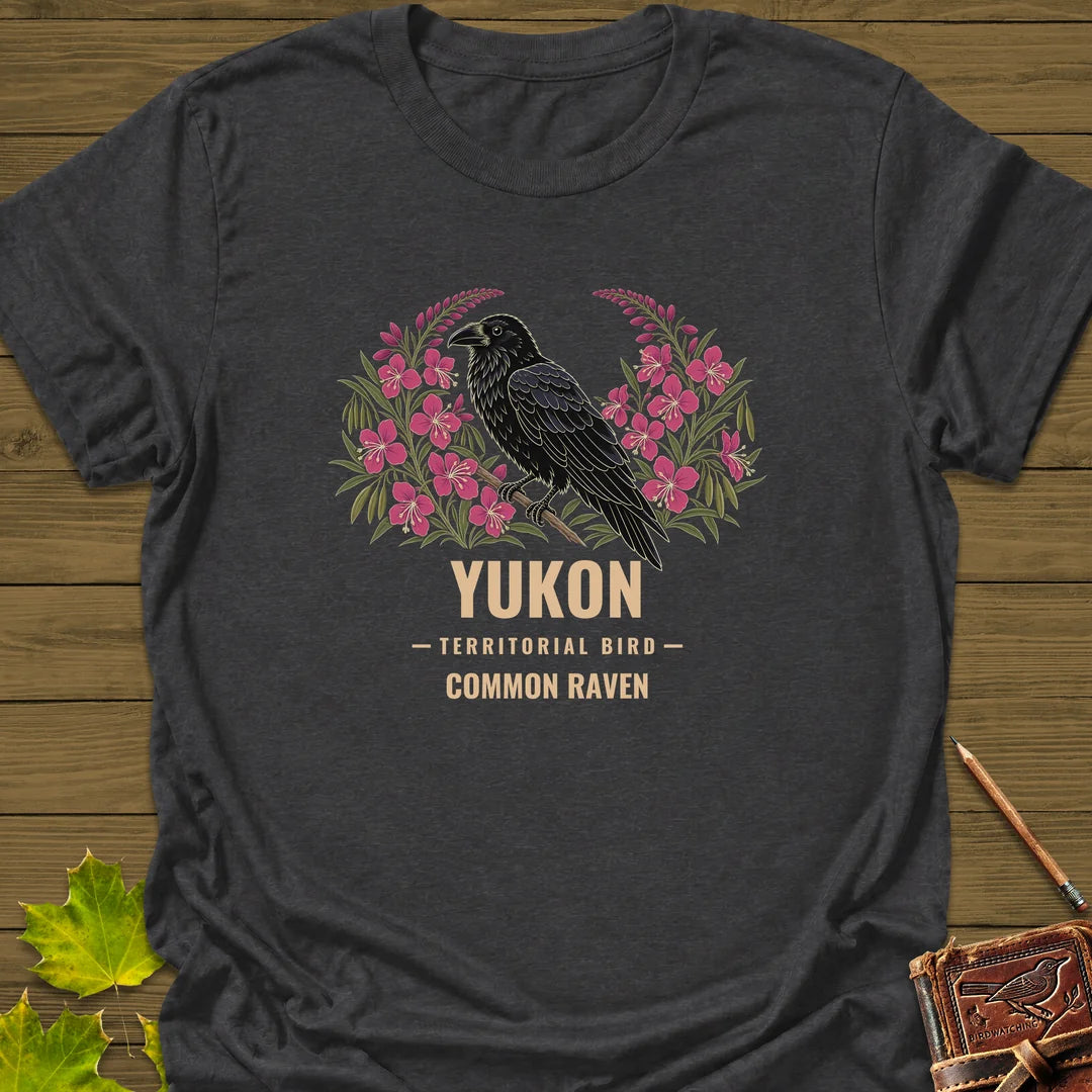 Yukon Territorial Bird T-Shirt in Dark Heather