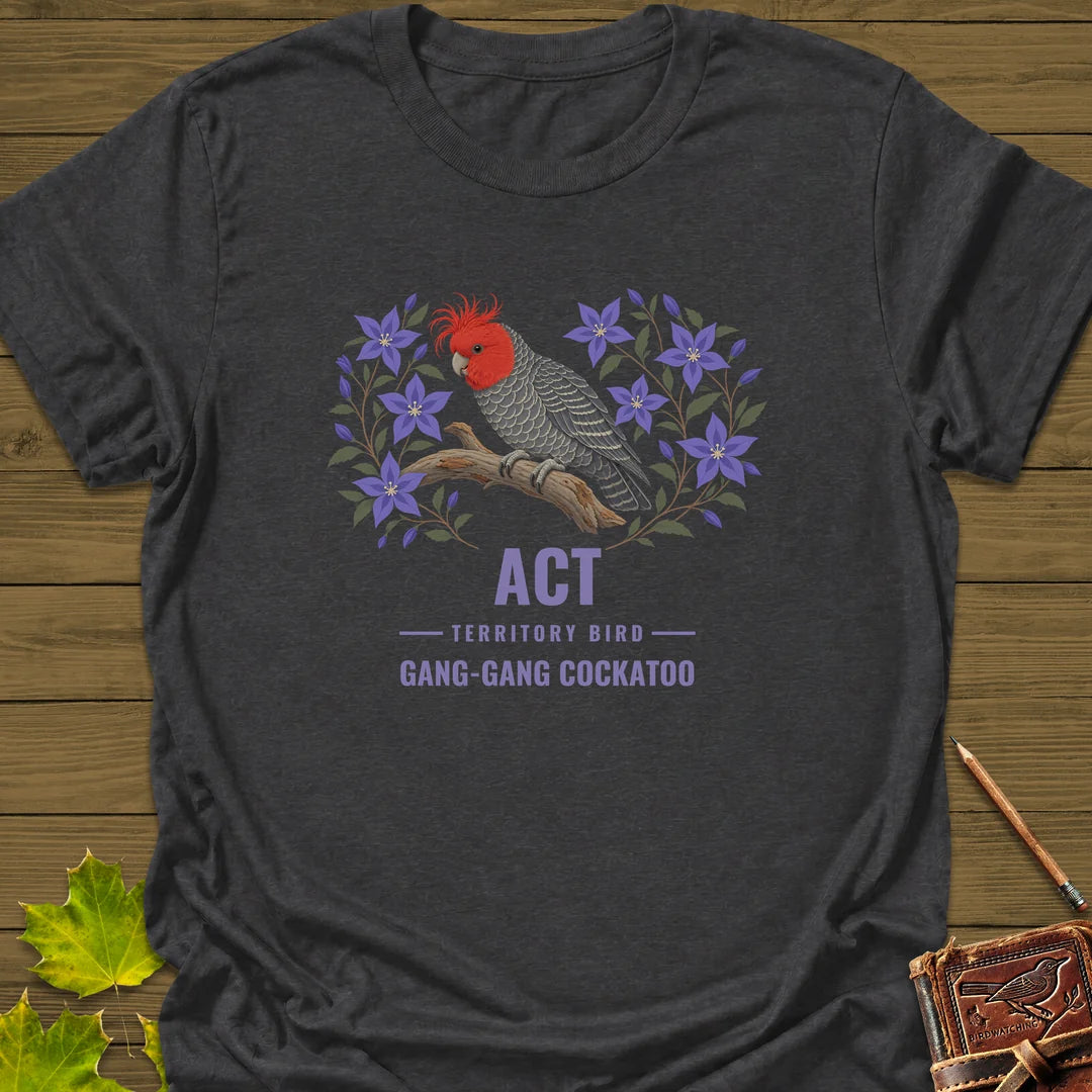 Australian Capital Territory Bird T-Shirt in Dark Heather