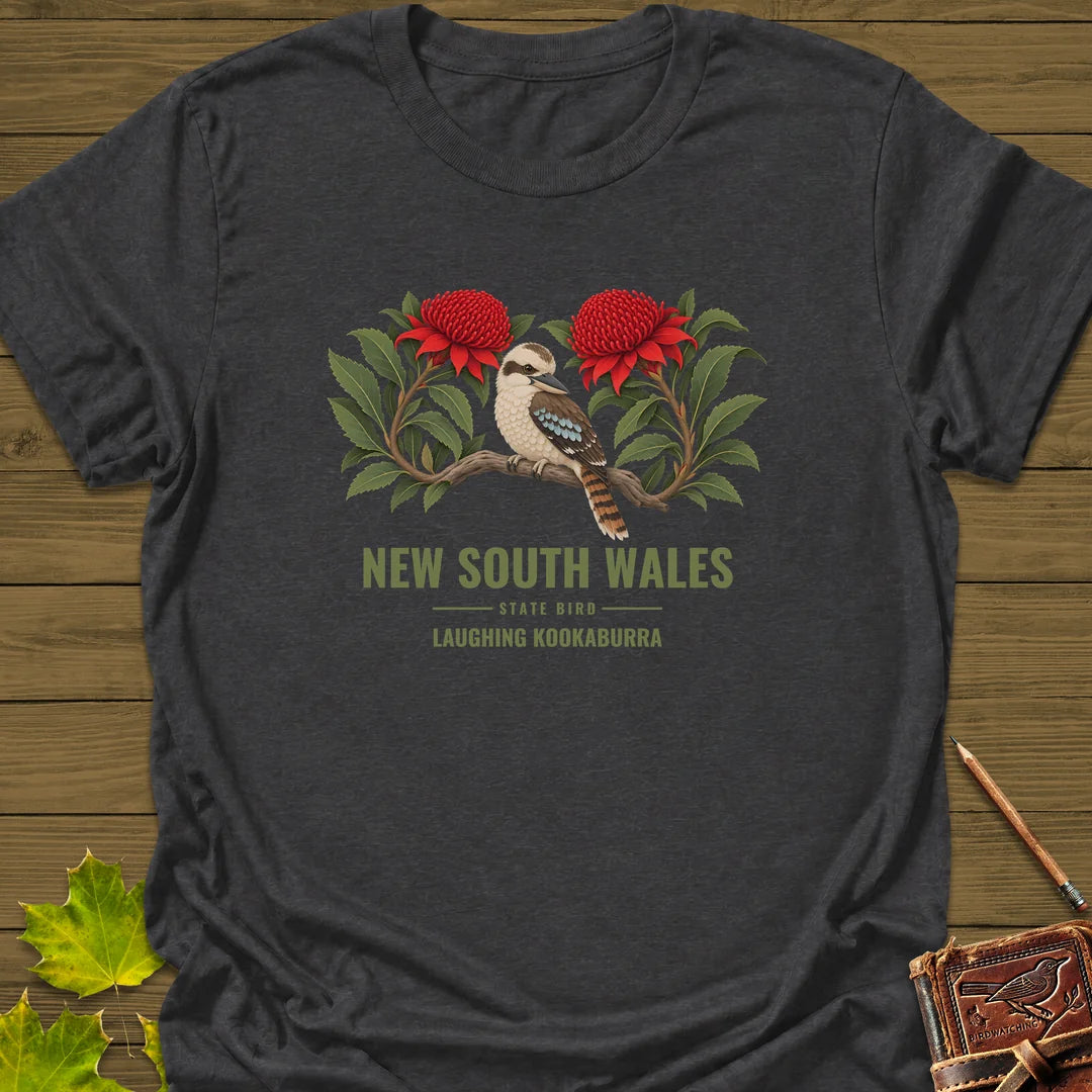 New South Wales State Bird T-Shirt in Dark Heather