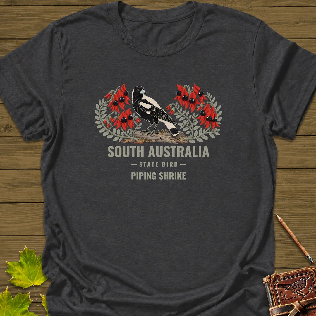 South Australia State Bird T-Shirt in Dark Heather