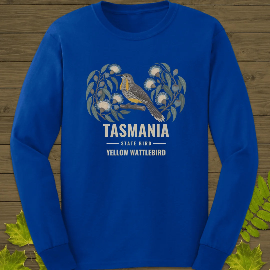 Tasmania State Bird Long Sleeve in Royal