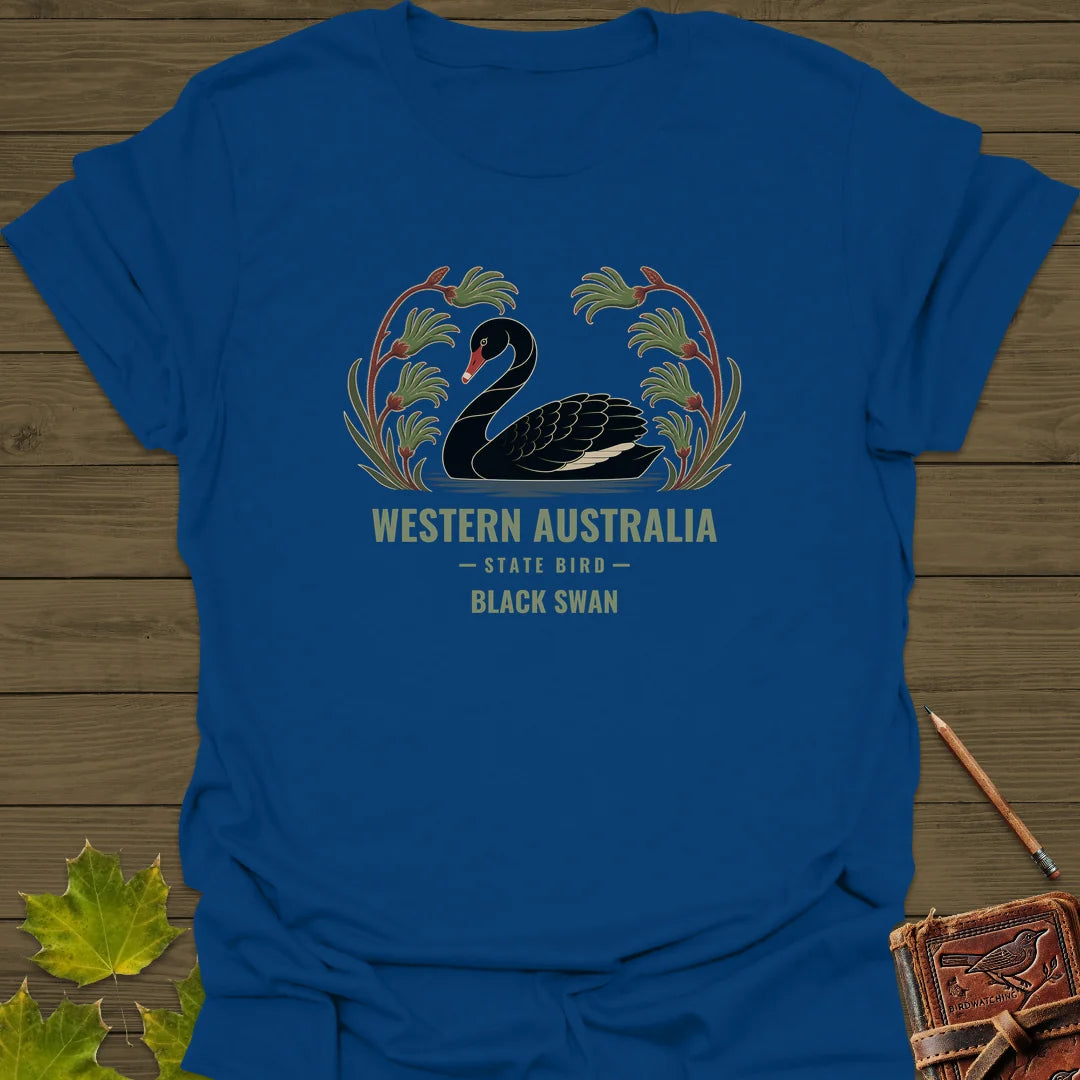 Western Australia State Bird T-Shirt in Royal