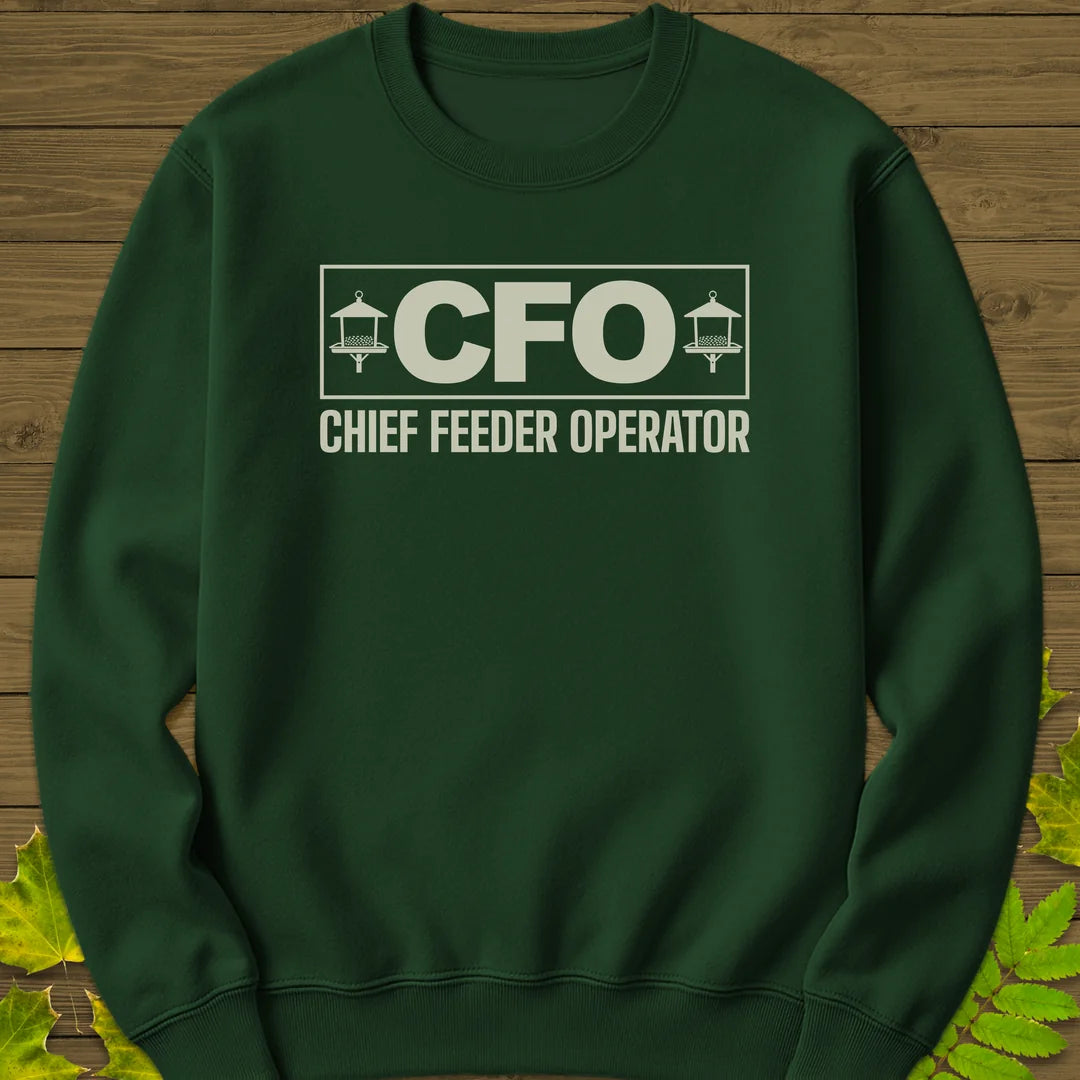 Chief Feeder Operator Sweatshirt in Forest Green