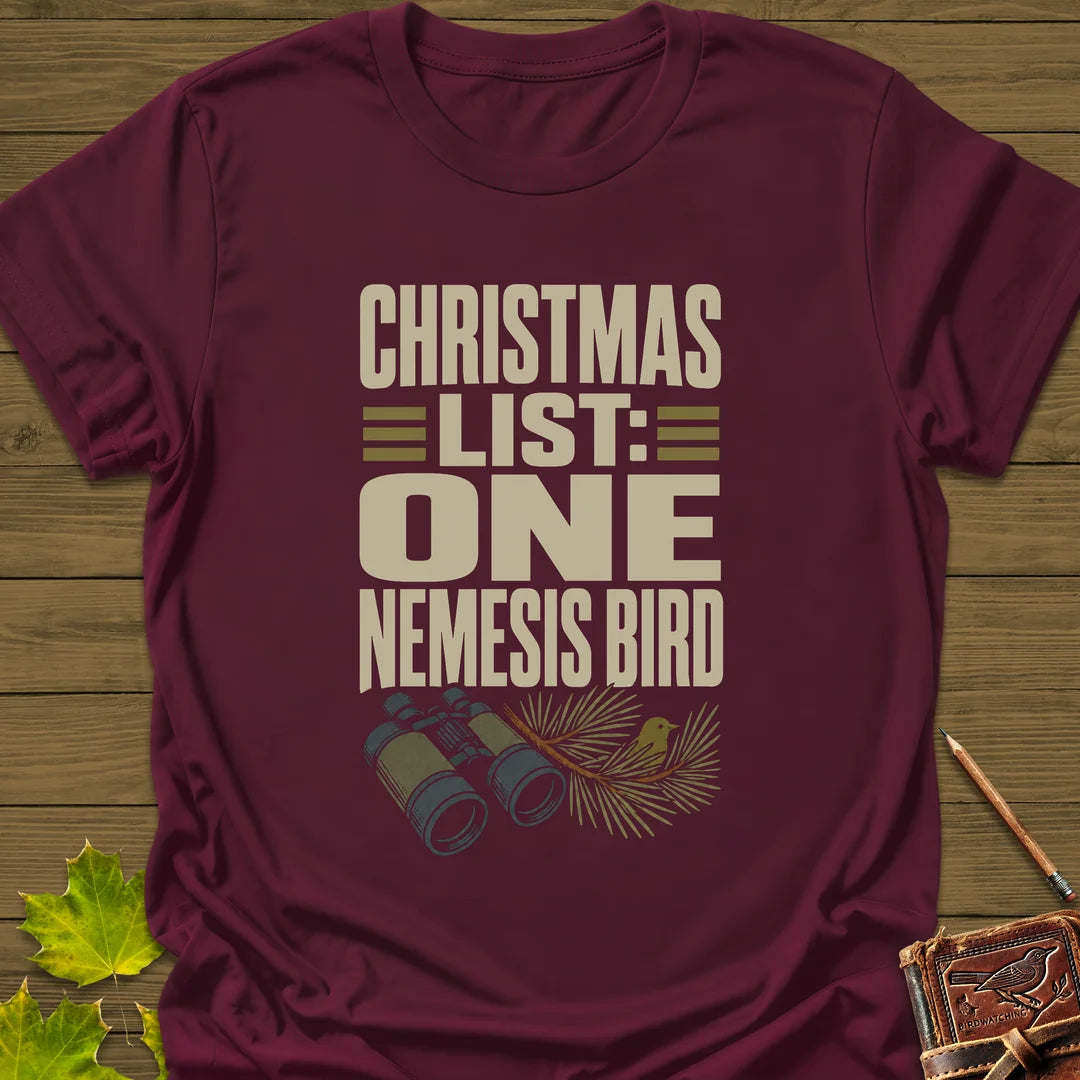 One Nemesis Bird T-Shirt in Maroon