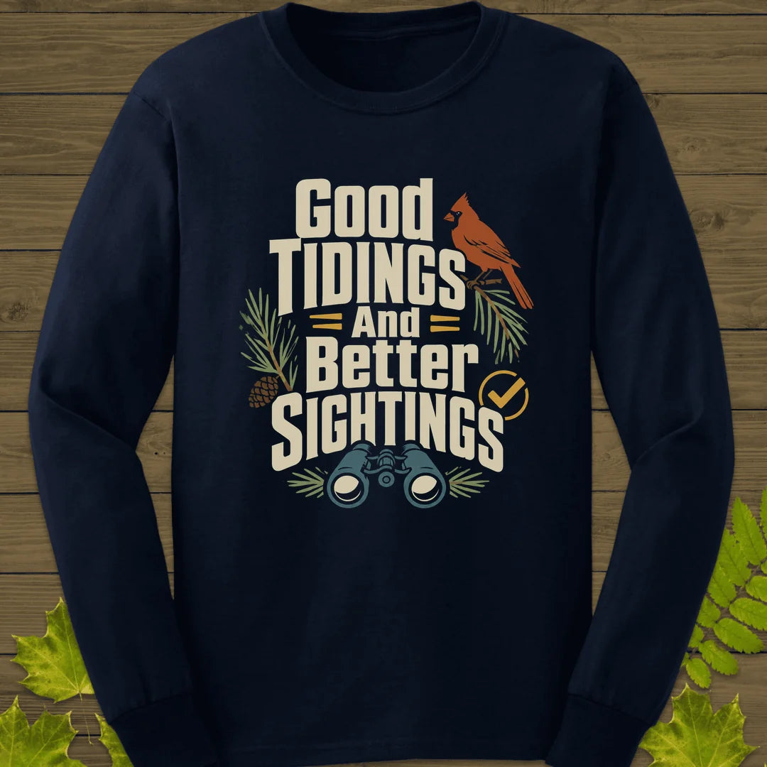Good Tidings Sightings Long Sleeve in Navy