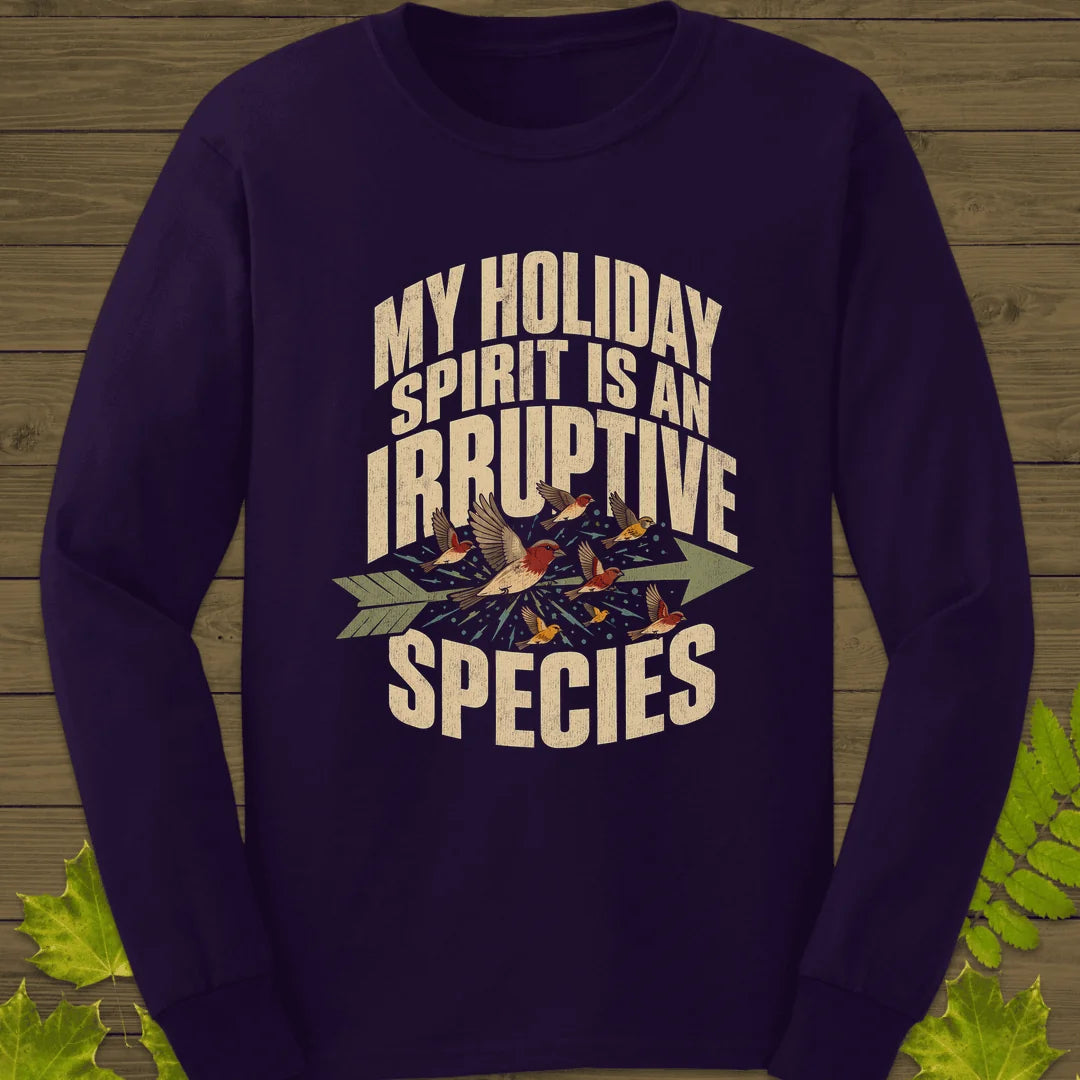 Irruptive Species Long Sleeve in Purple