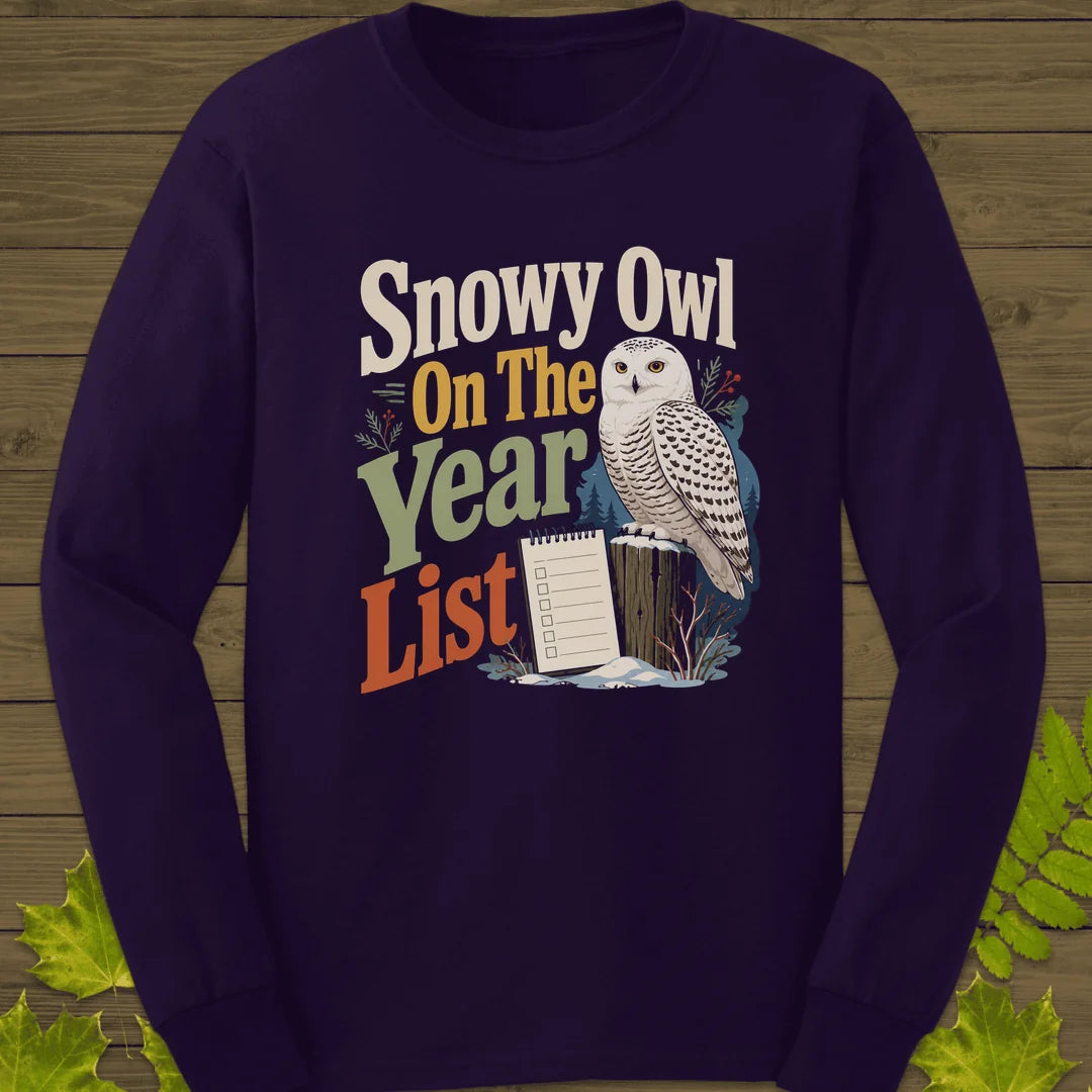 Snowy On The List Long Sleeve in Purple