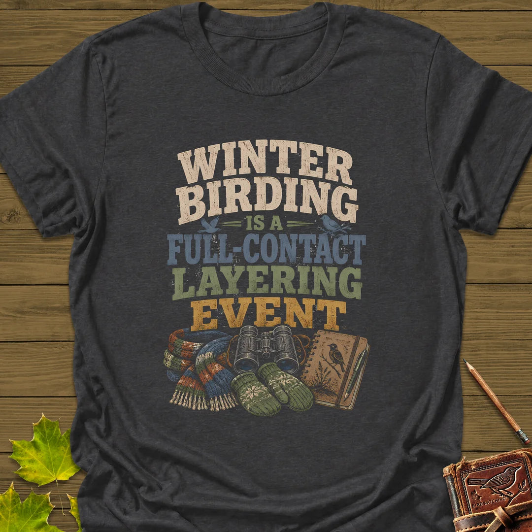 Full-Contact Layering T-Shirt in Dark Heather