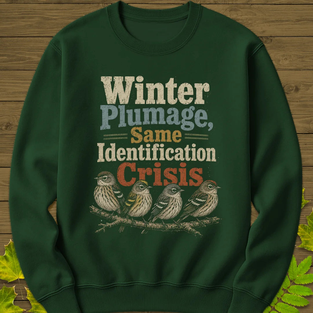 Same Identification Crisis Sweatshirt in Forest Green