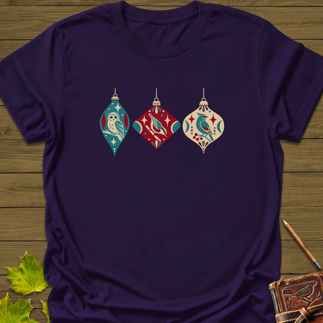 Ornament Trio T-Shirt in Purple