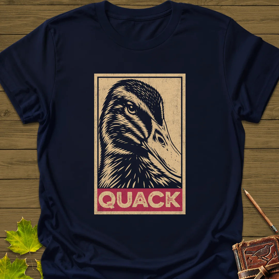Obey The Quack T-Shirt in Navy