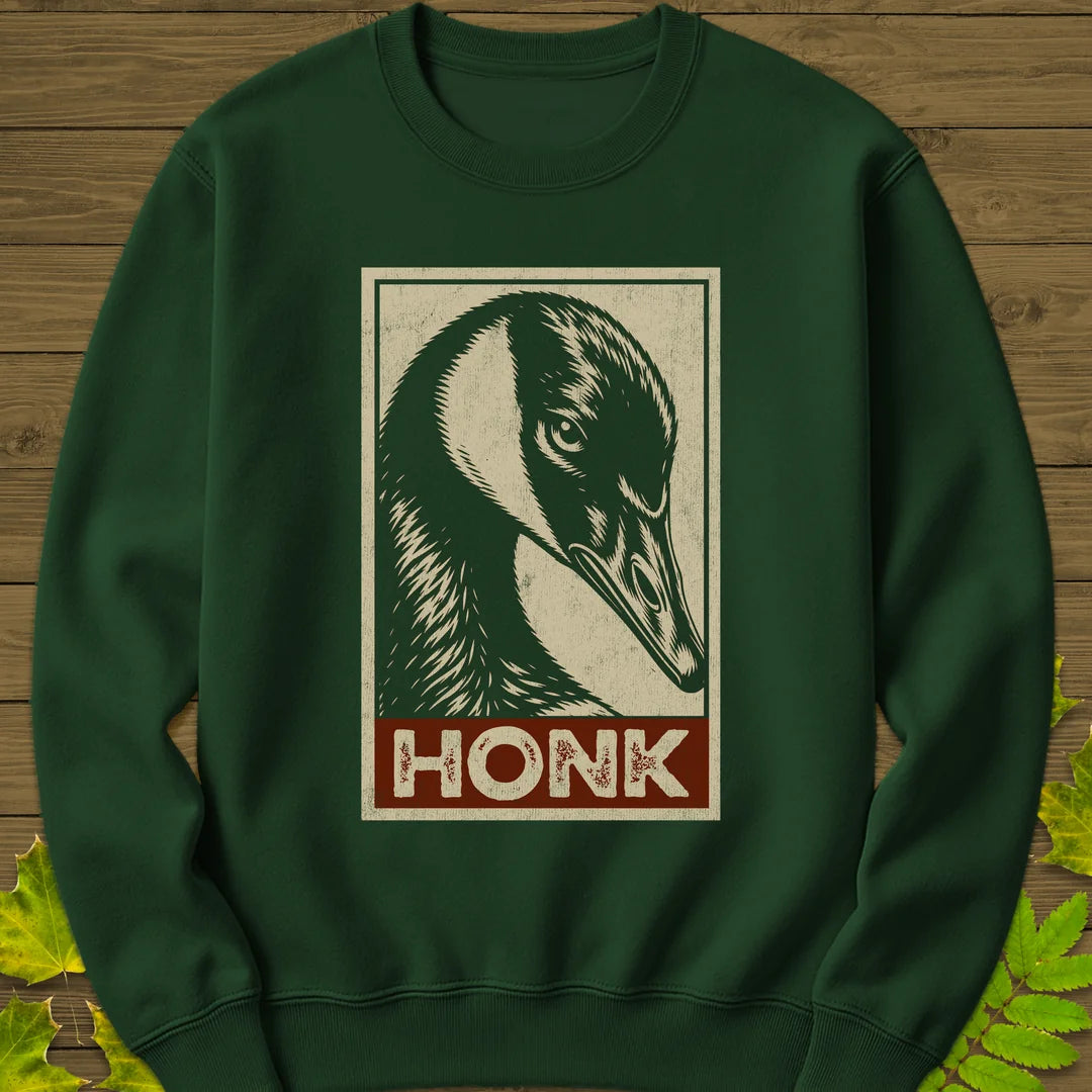Honk Sweatshirt in Forest Green