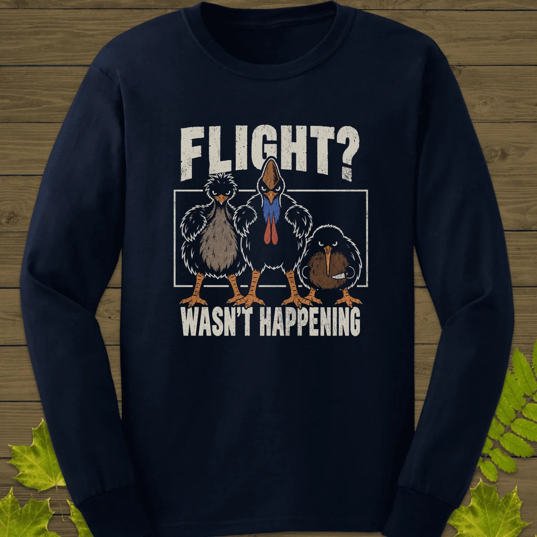 Flight Wasn't Happening Long Sleeve in Navy