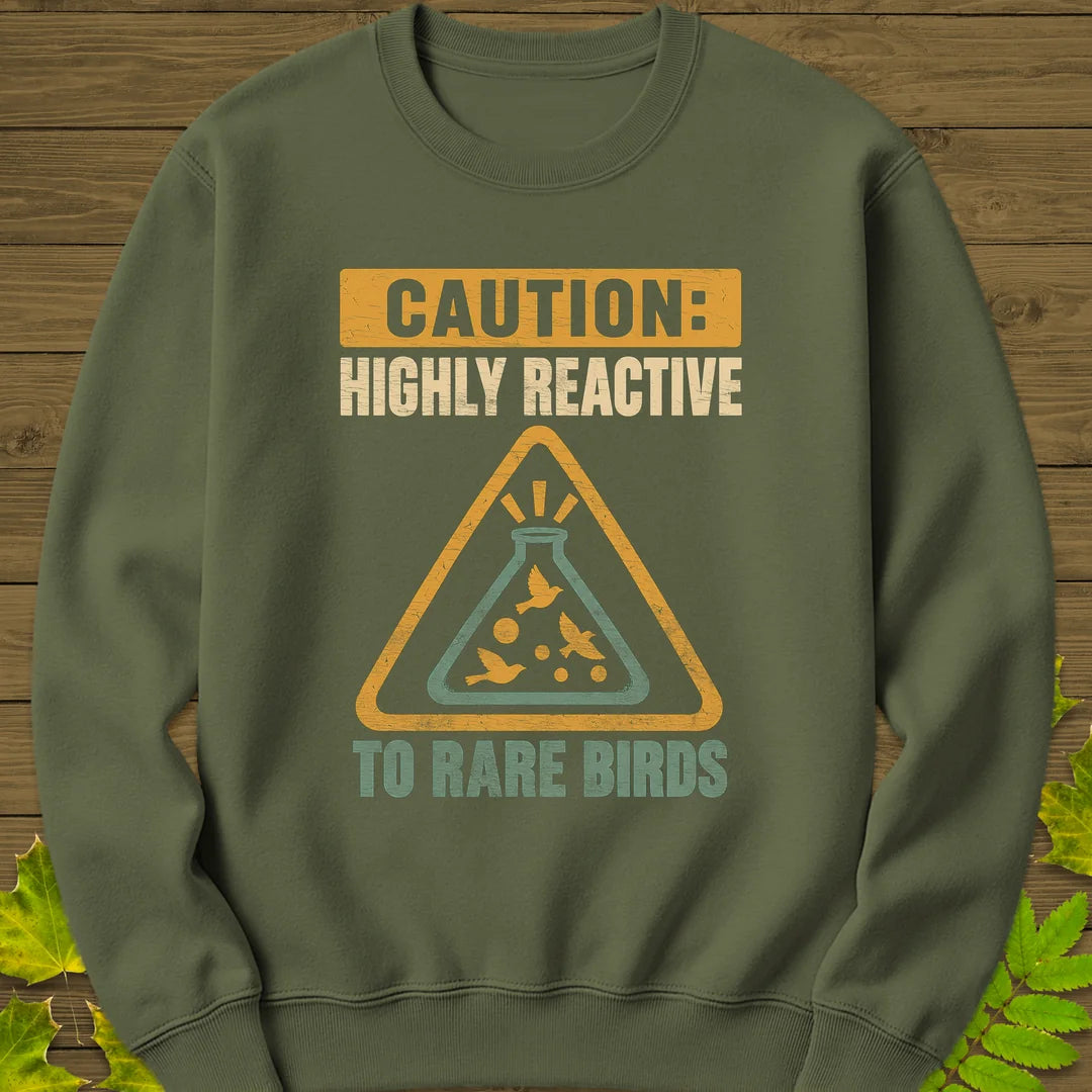Highly Reactive Sweatshirt in Military Green