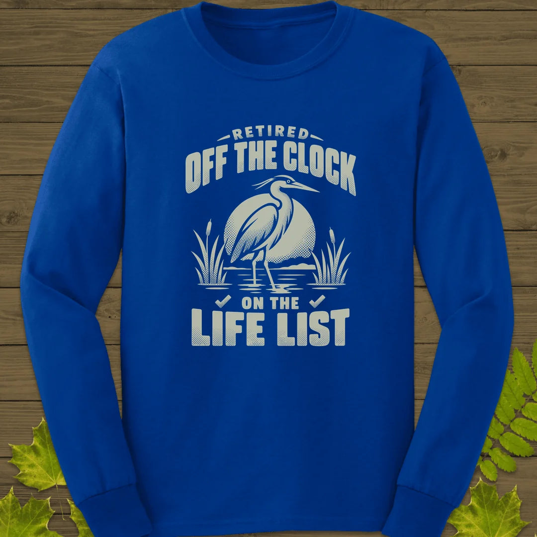 Off The Clock Long Sleeve in Royal