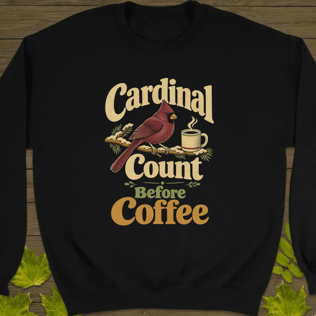 Cardinal Count Sweatshirt in Black