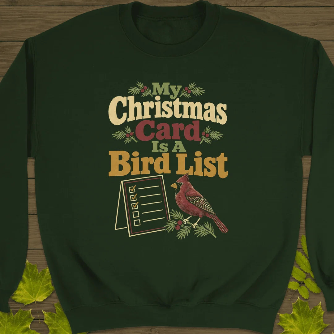 Card Is A List Sweatshirt in Forest Green