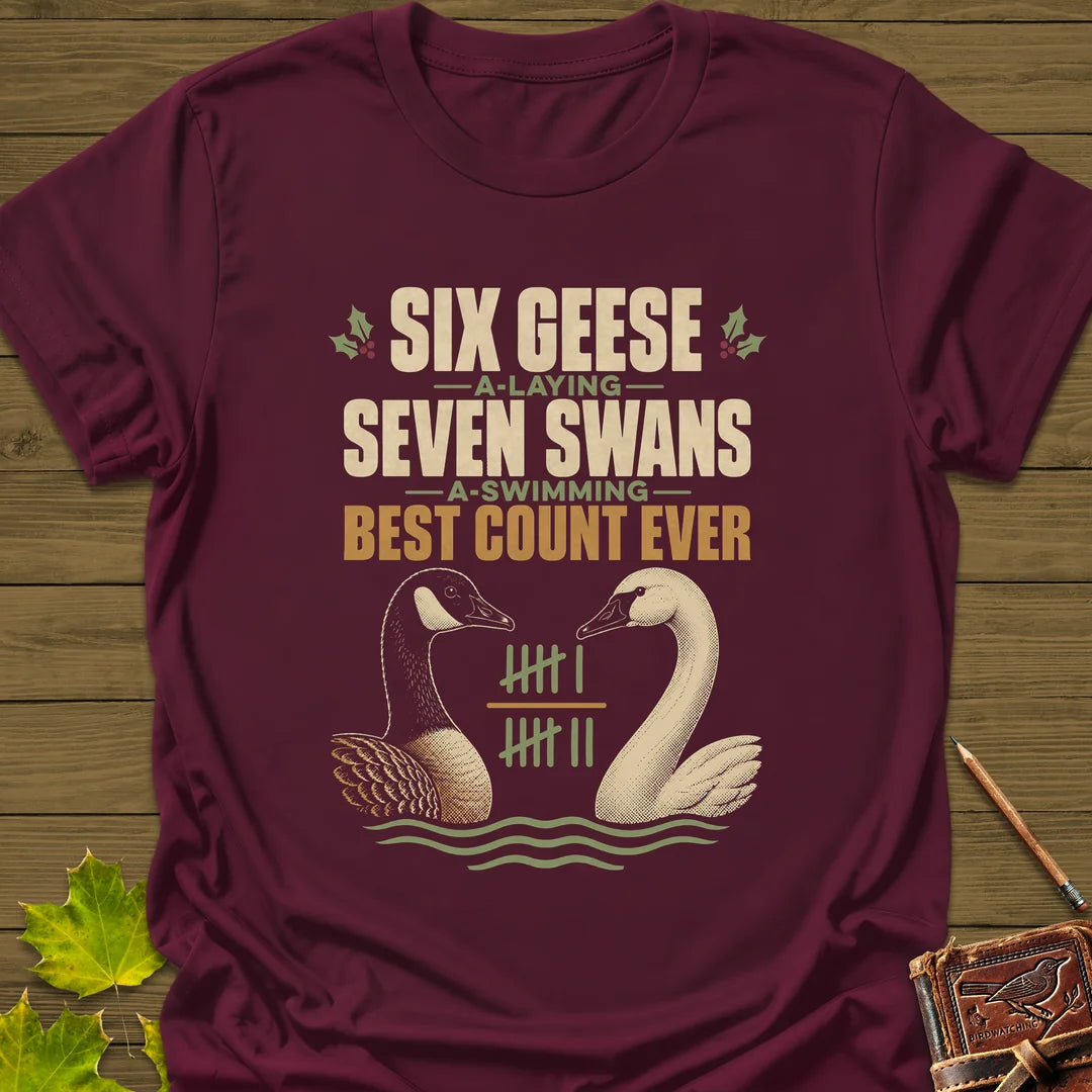 Best Count Ever T-Shirt in Maroon
