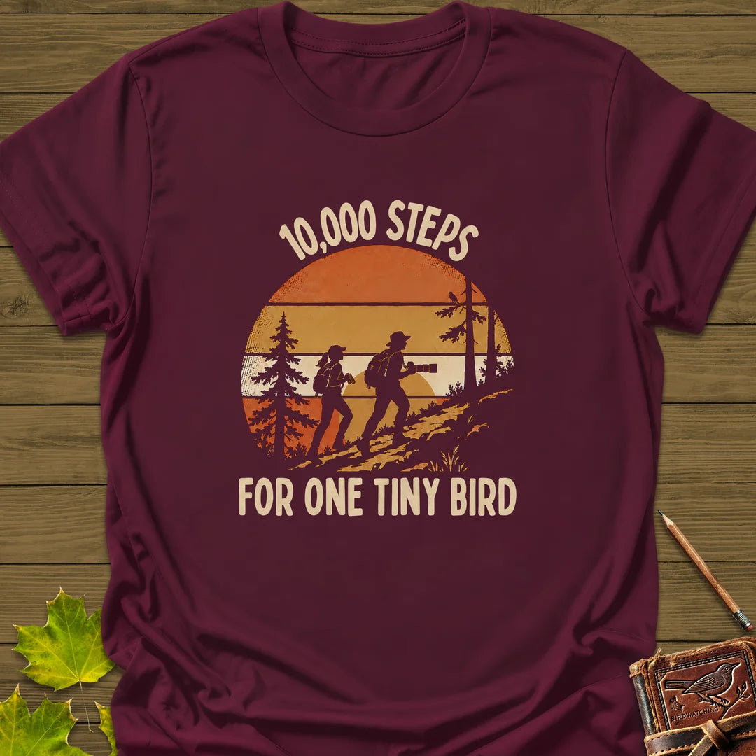 Tiny Bird Trek T-Shirt in Maroon
