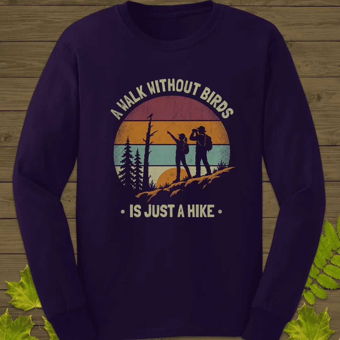 Just A Hike Long Sleeve in Purple