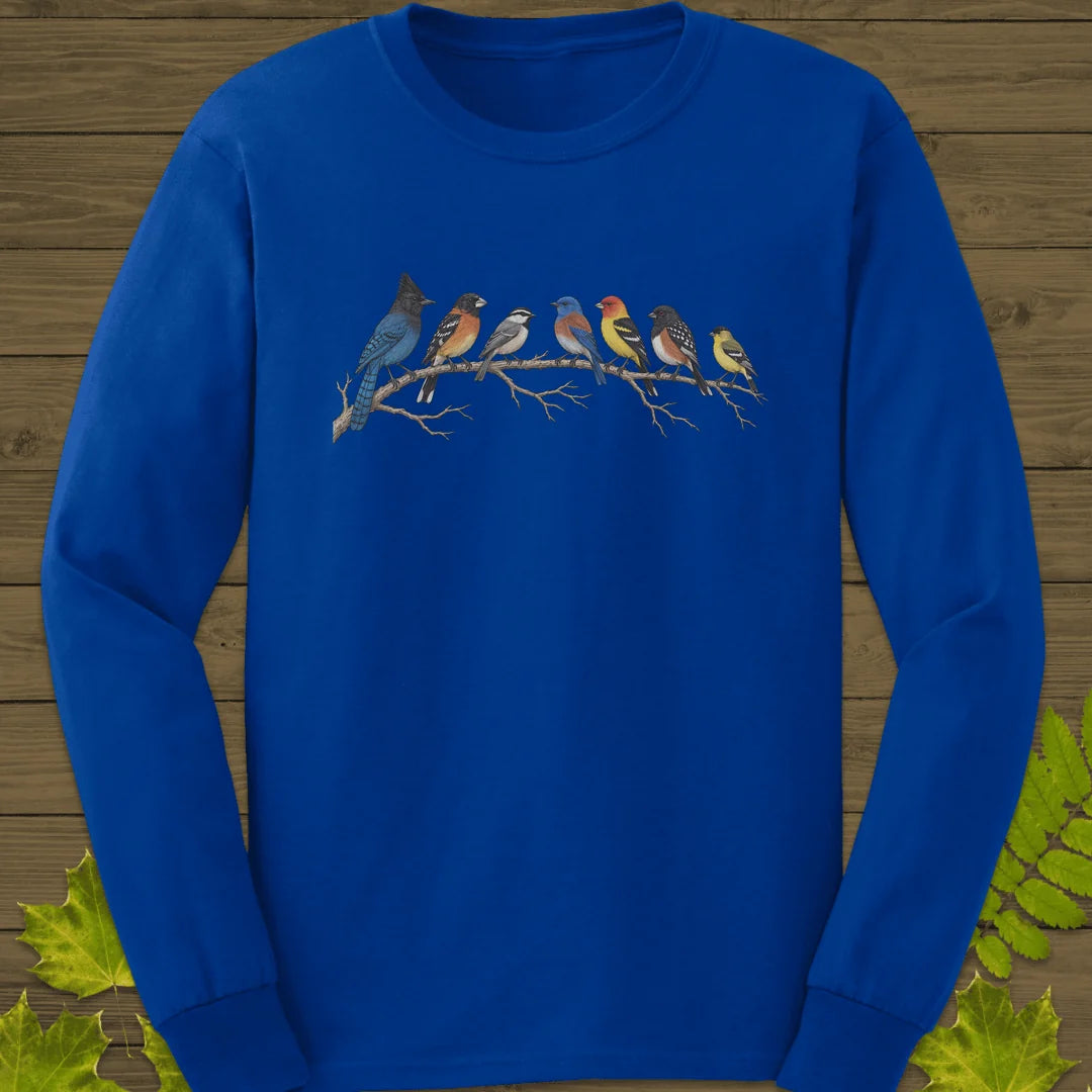 Perched Together Long Sleeve in Royal