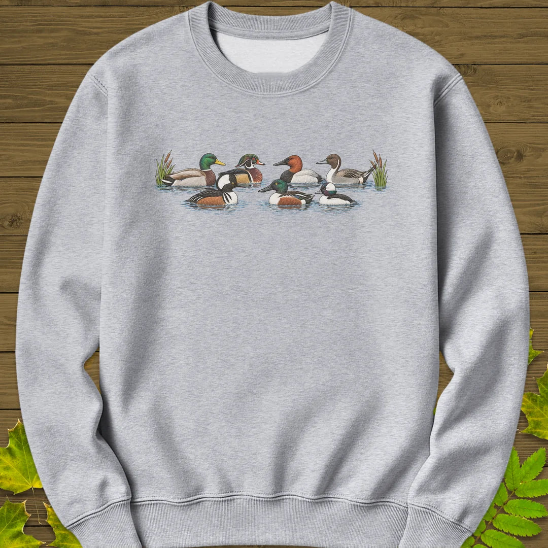 Duck Row Sweatshirt in Sport Grey