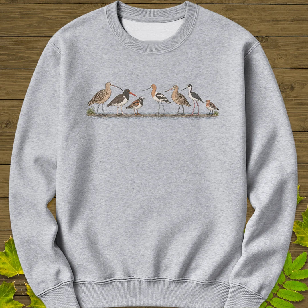 Shorebird Lineup Sweatshirt in Sport Grey