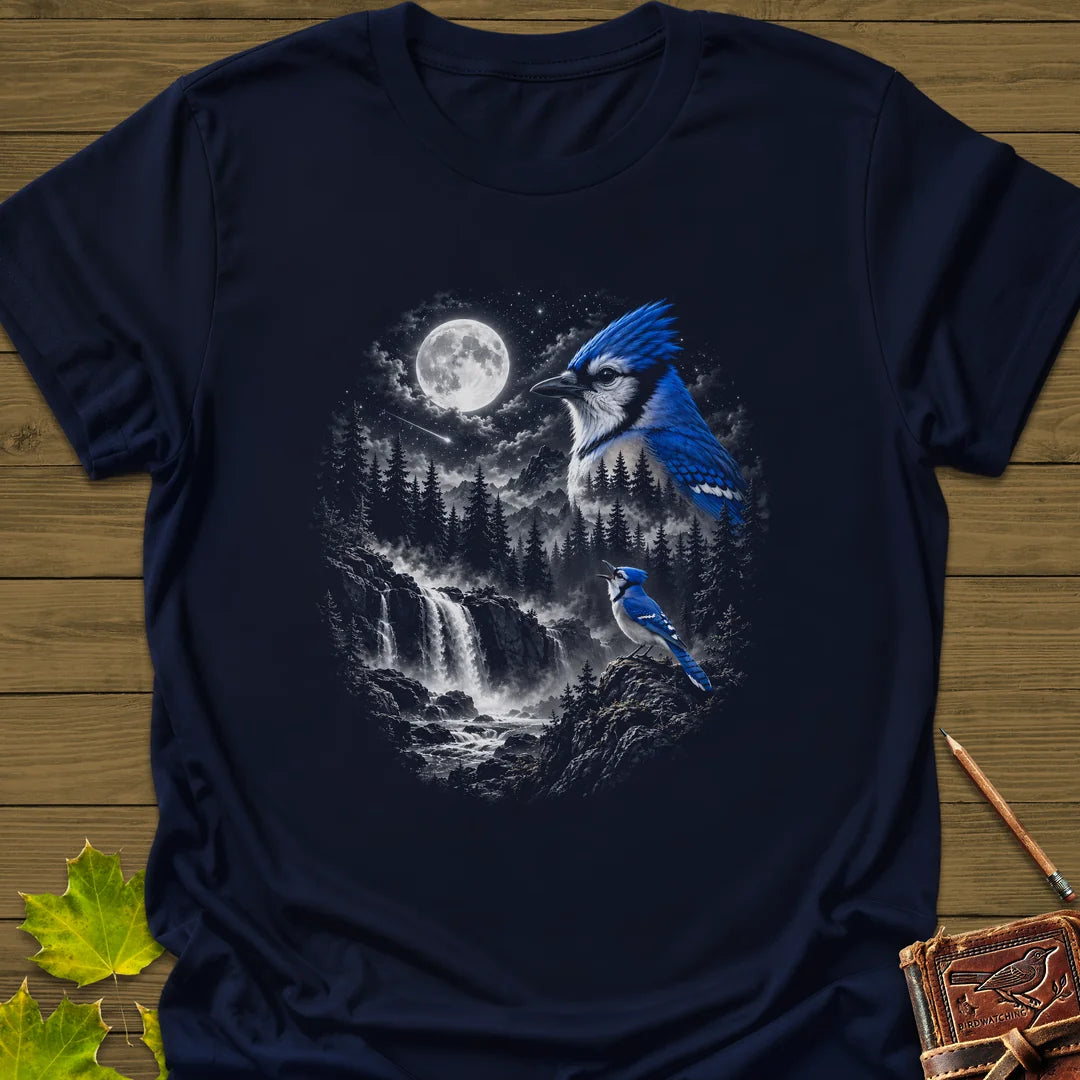Moonlit Jays T-Shirt in Navy
