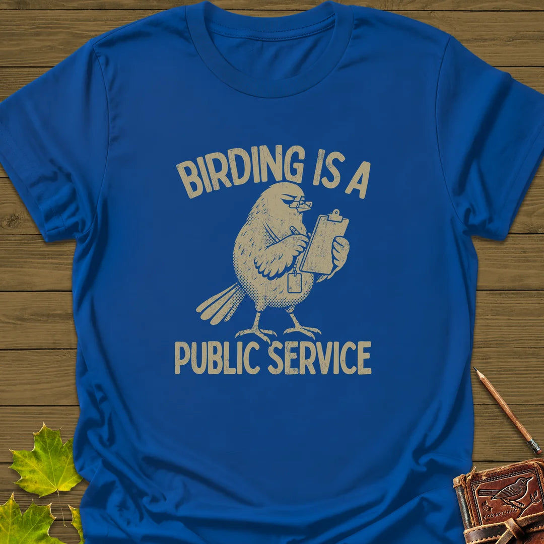 Public Service T-Shirt in Royal
