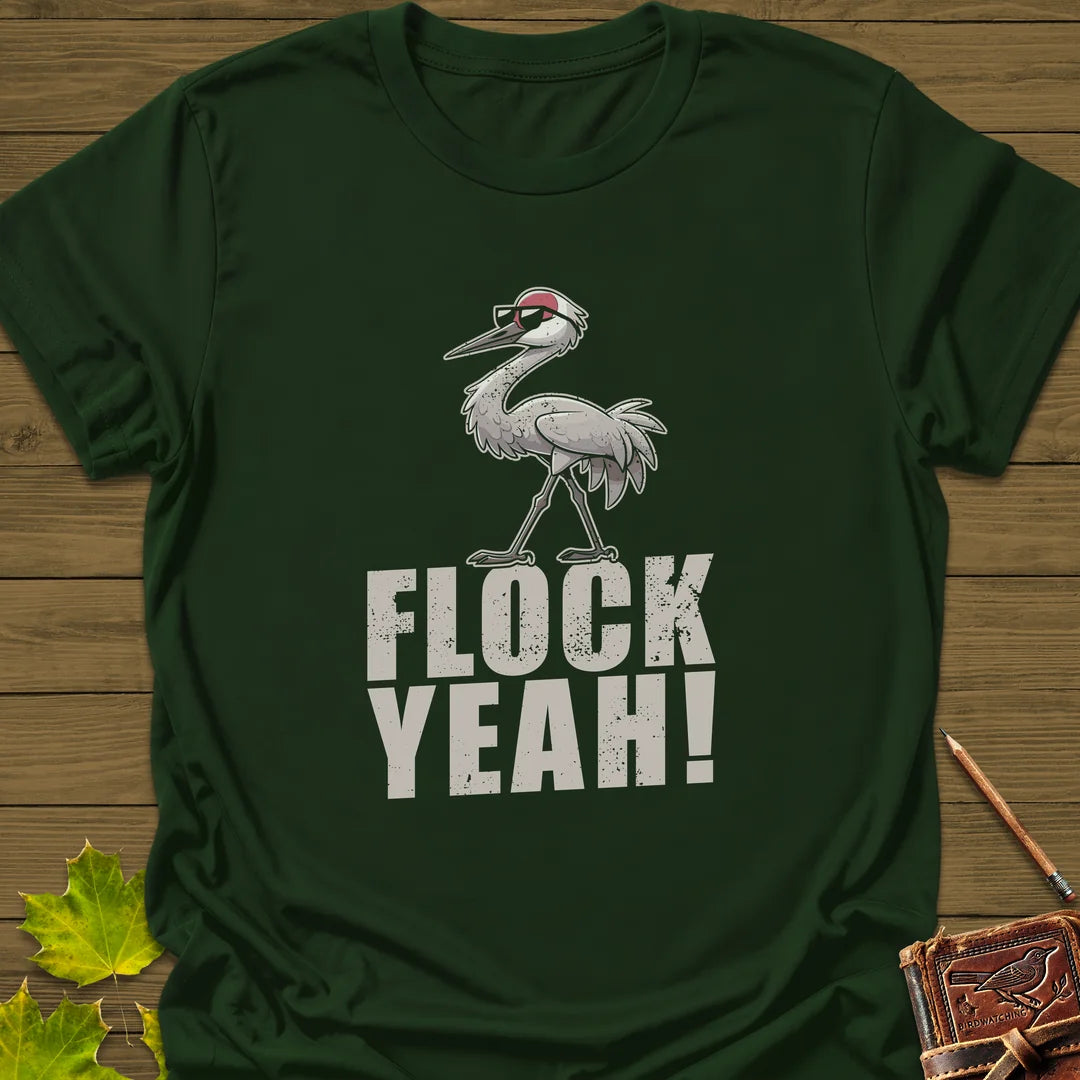 Flock Yeah T-Shirt in Forest Green