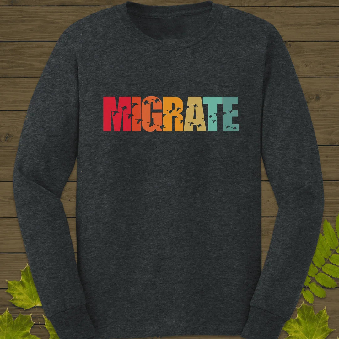 Migrate Long Sleeve in Dark Heather