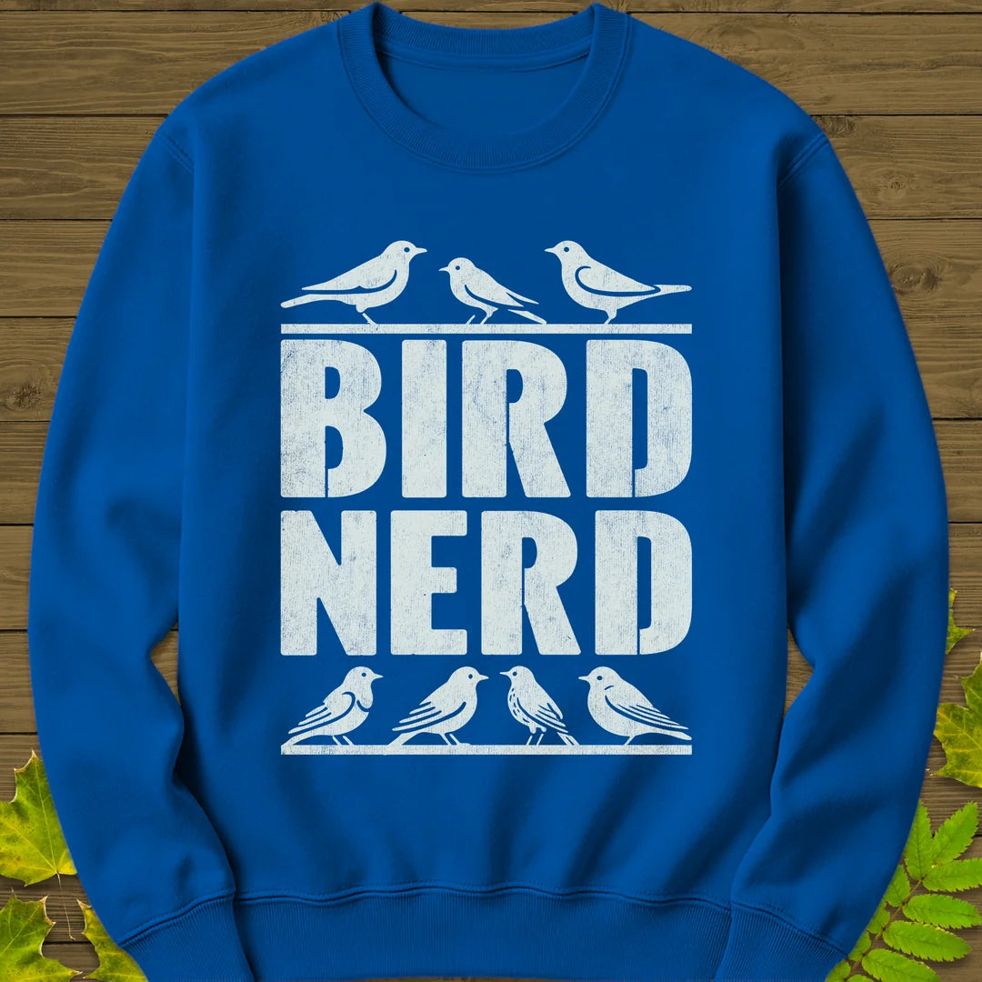 Bird Nerd Sweatshirt in Royal