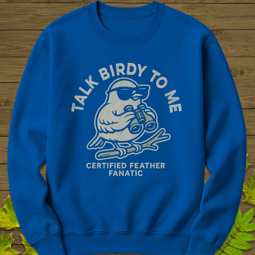 Talk Birdy Sweatshirt in Royal