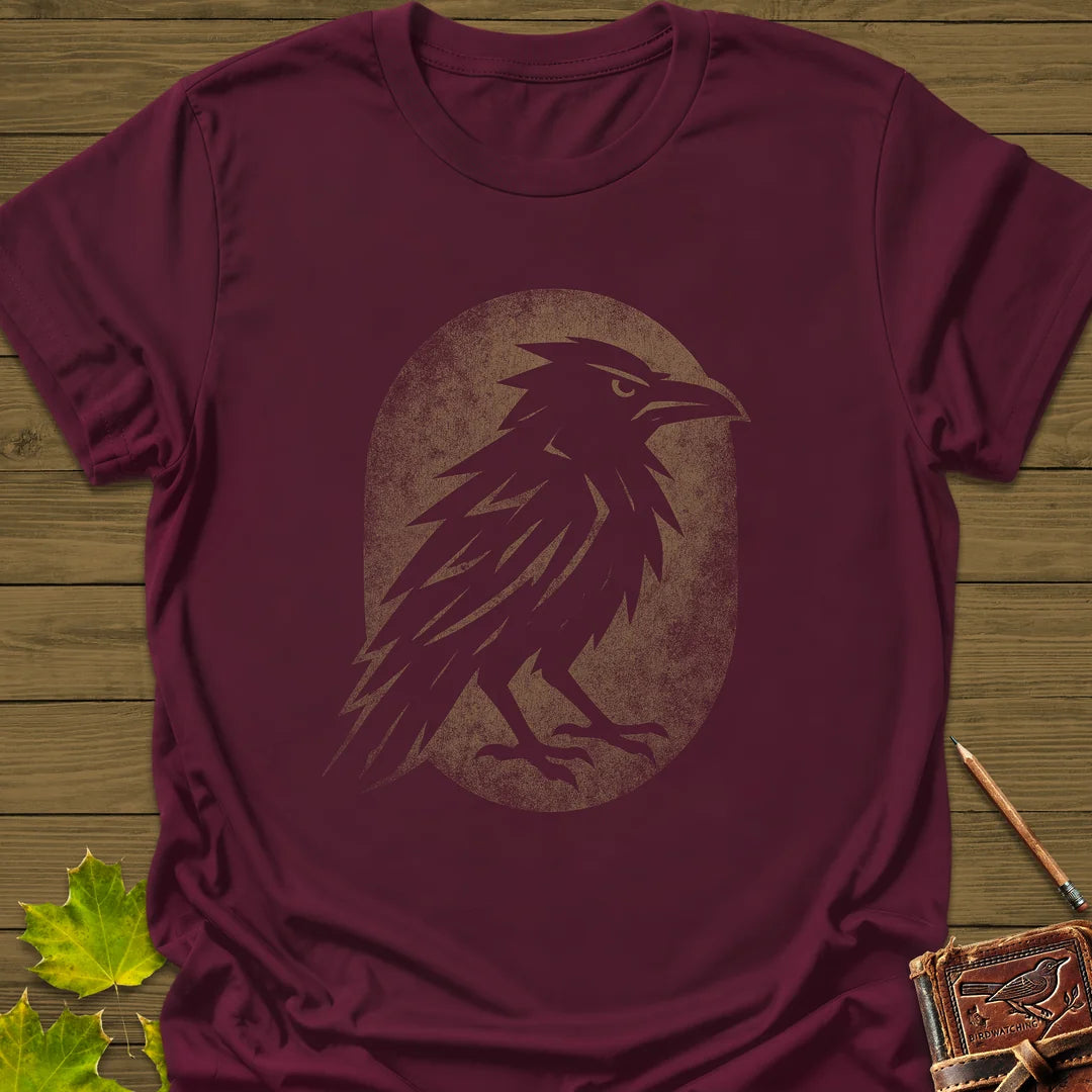 Midnight Raven T-Shirt in Maroon