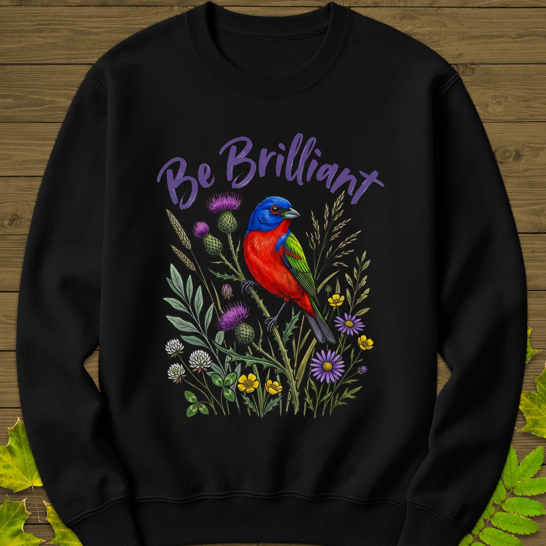 Be Brilliant Sweatshirt in Black