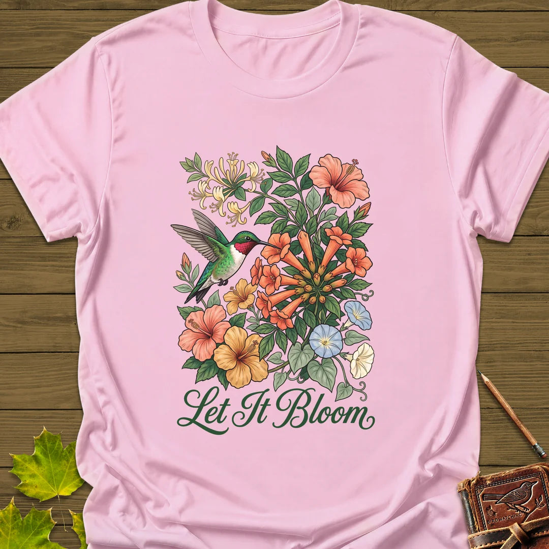 Let It Bloom T-Shirt in Light Pink