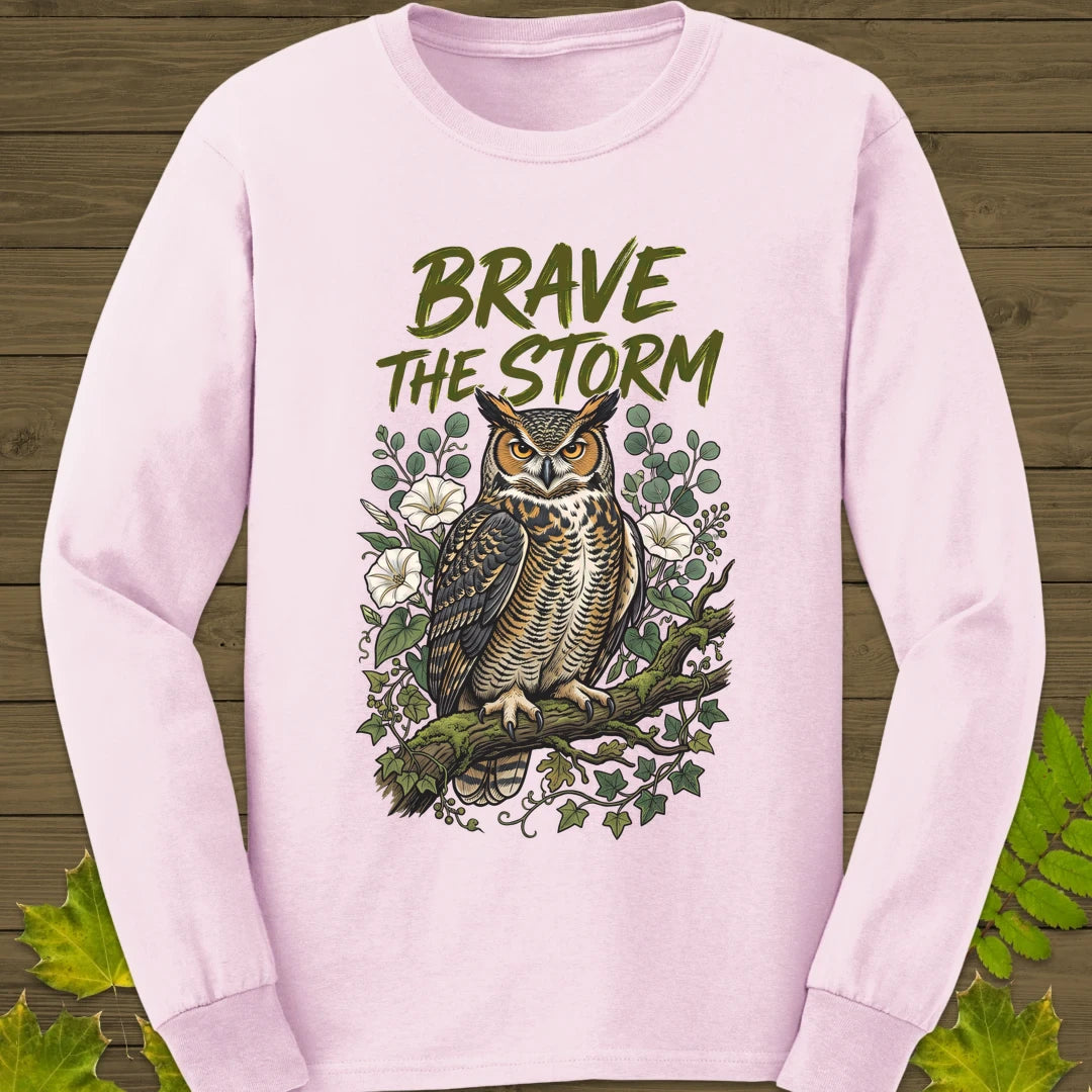 Brave The Storm Long Sleeve Light Pink