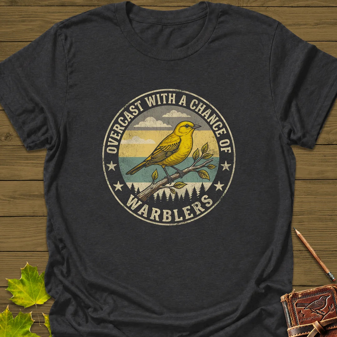 Chance Of Warblers T-Shirt in Dark Heather