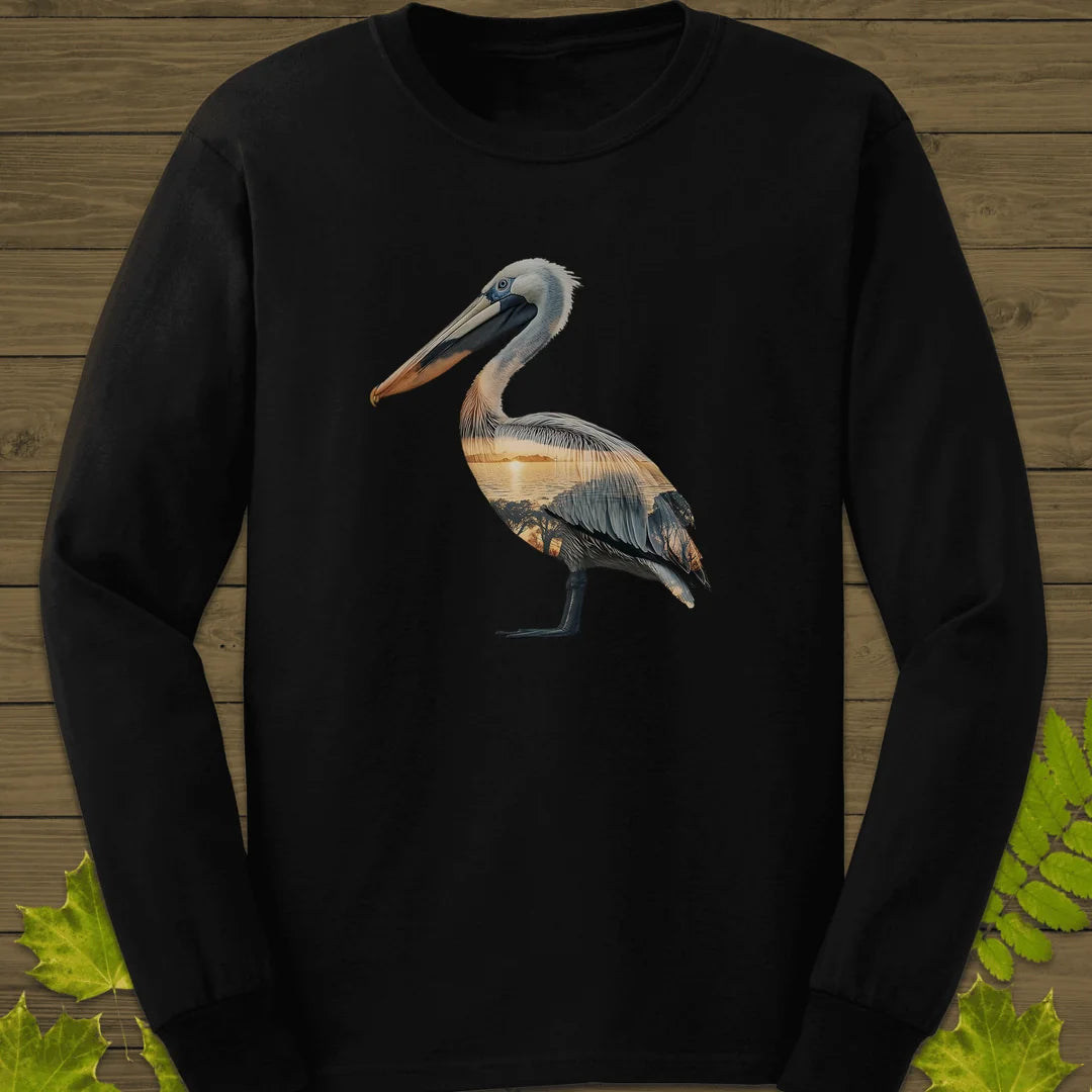 Pelican Sunset Long Sleeve in Black