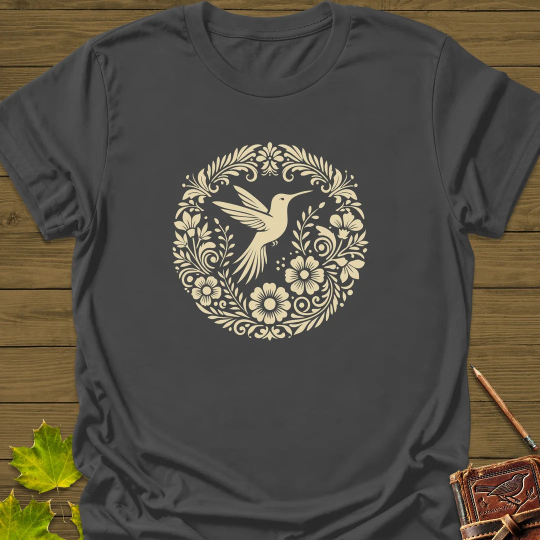 Graceful Flight T-Shirt in Charcoal