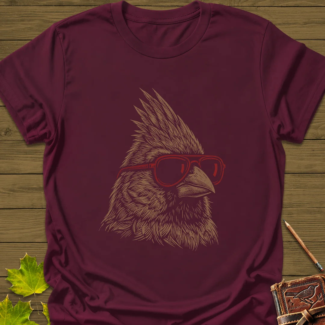 Cool Cardinal T-Shirt in Maroon