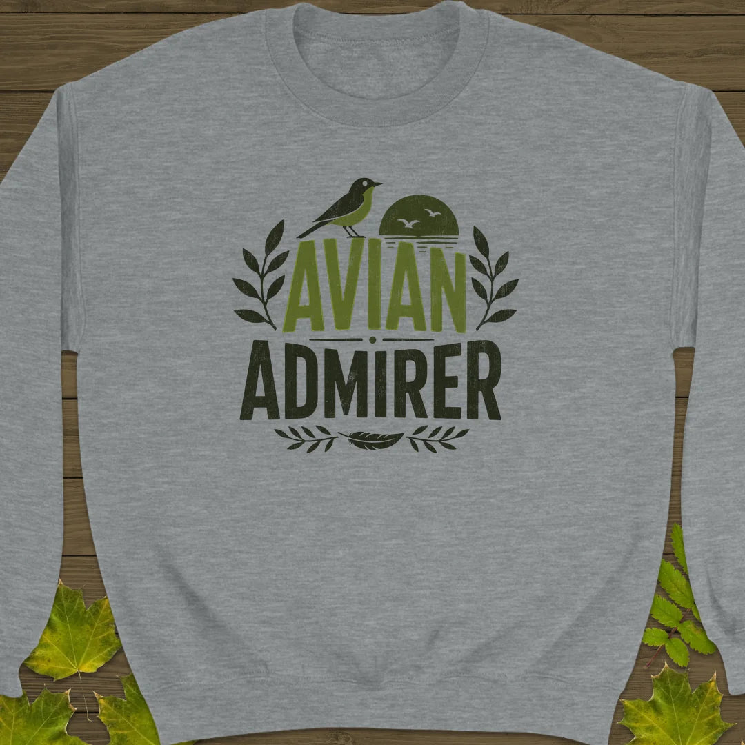 Avian Admirer Sweatshirt in Sport Grey