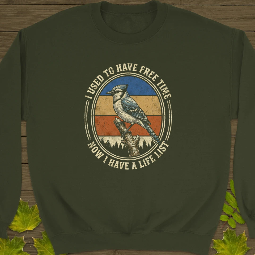 Free Time Sweatshirt Military Green