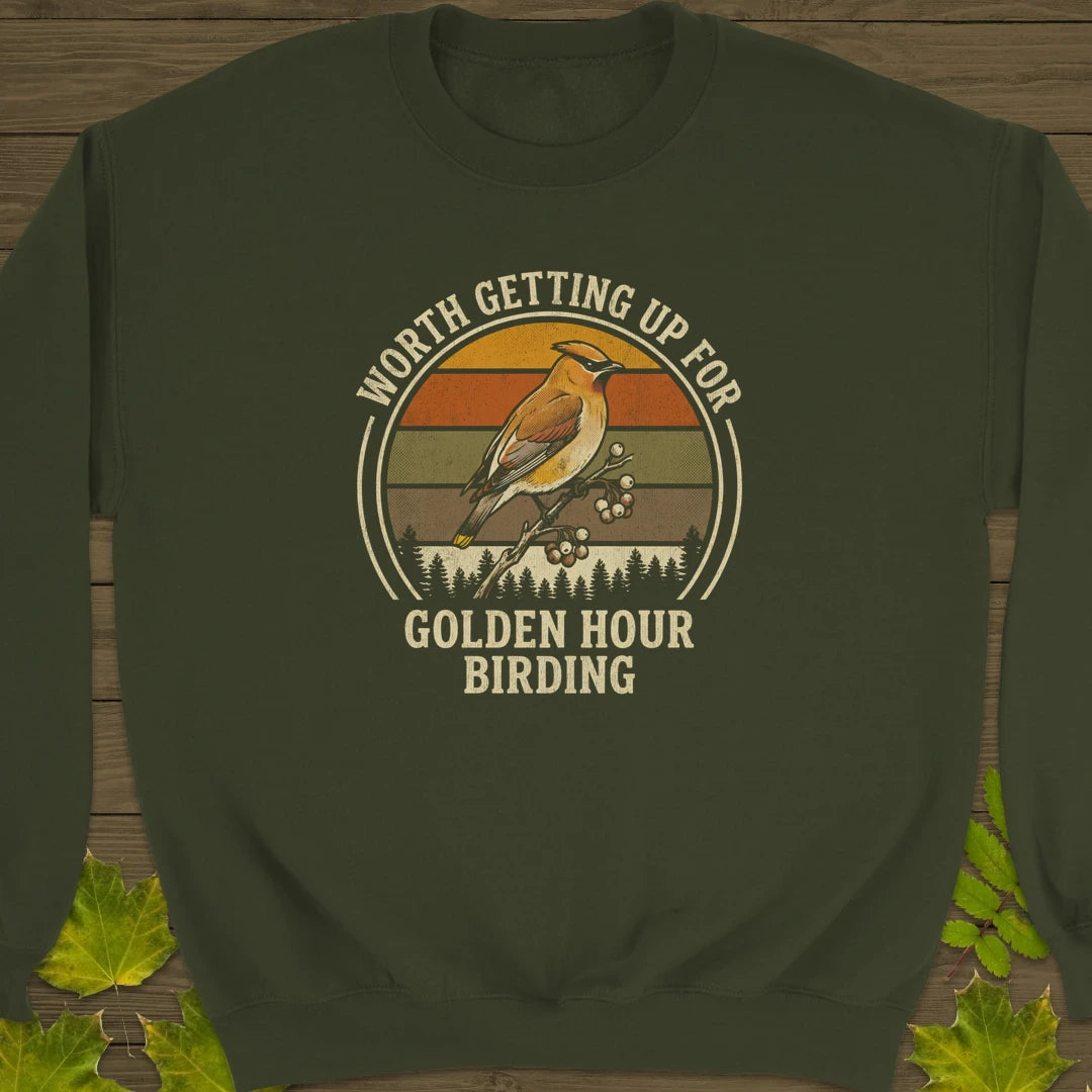 Golden Hour Sweatshirt Military Green